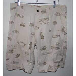 Carhartt WIP Regular Cargo Shorts Motor City Print Stormcloud – Hole/Flaw